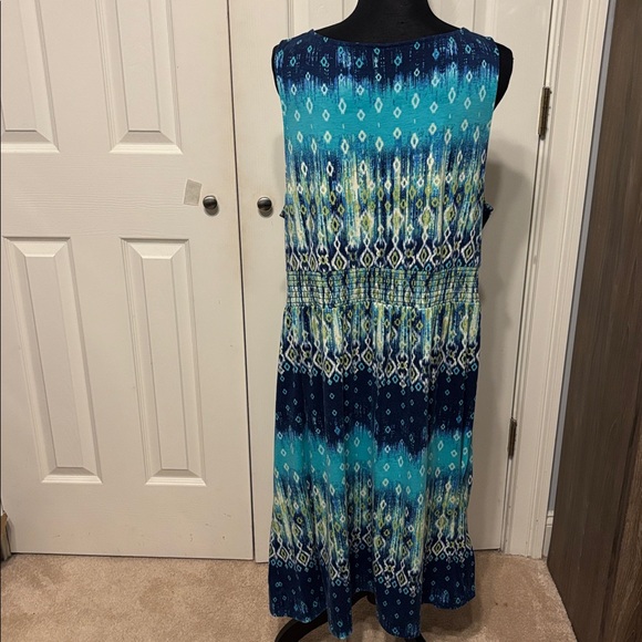 Faded Glory Plus Smocked Waist Dress - Picture 6 of 8